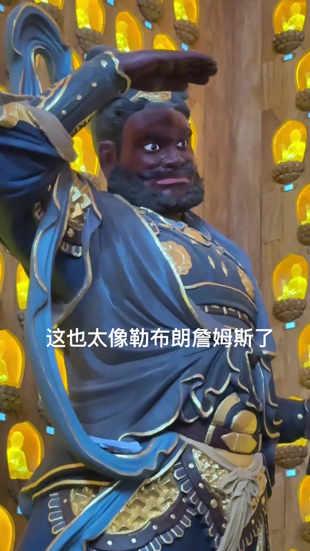 网友旅游拍到形似詹姆